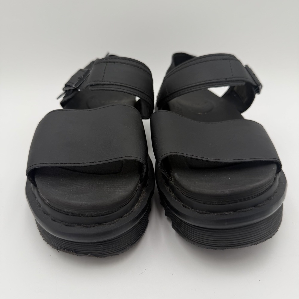 Dr. Martens Voss Black Chunky Platform Sandals Grunge Goth Alt Edgy 10 - Picture 7 of 10